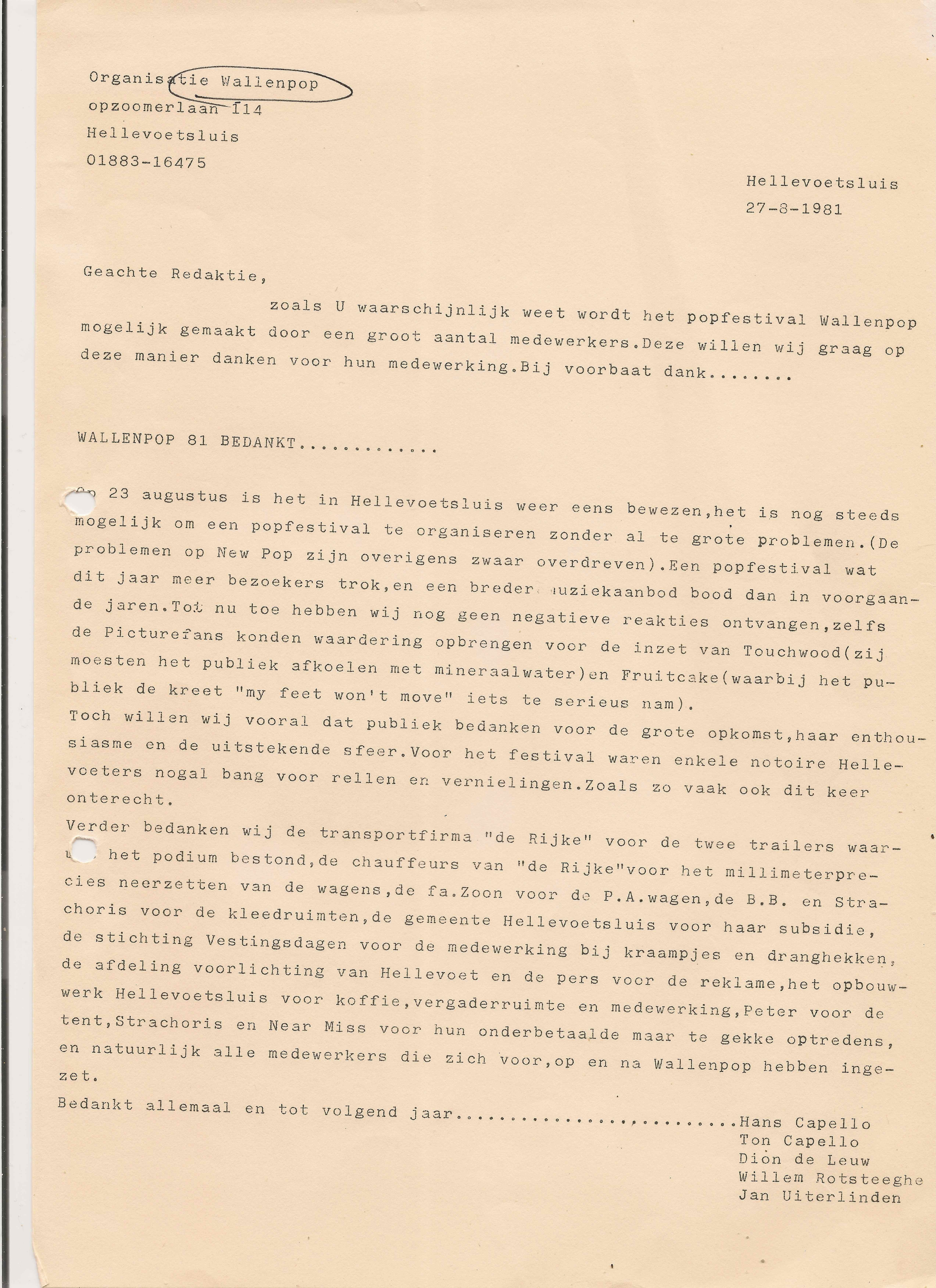 wp1981 dankbrief wp1981 dankbrief